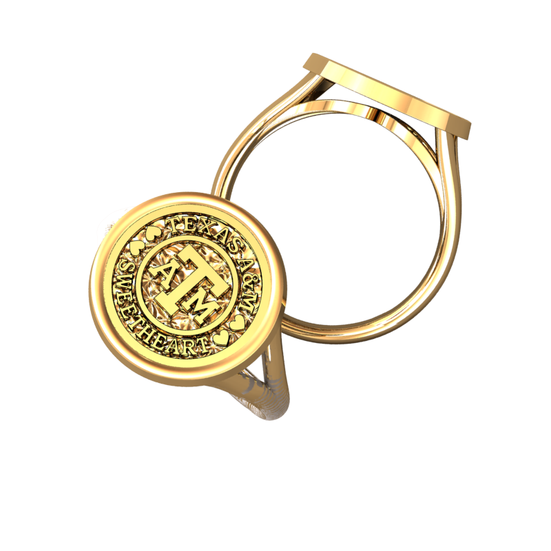 1945 Dos Pesos Coin Ring 0.40ctw Diamond 14k 900 Yellow Gold Size 9 Me –  Jewelryauthority